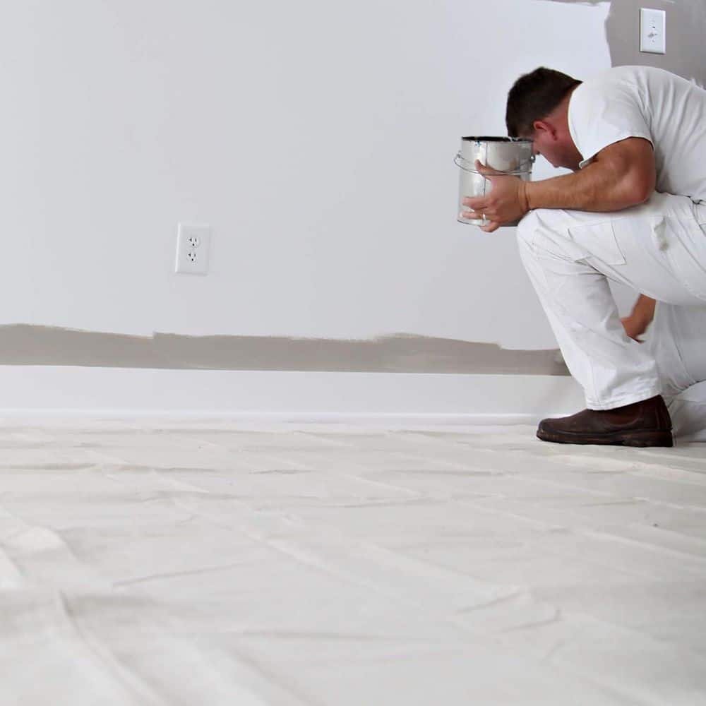 Trimaco SuperTuff 12 ft. W X 15 ft. L 12 oz. Canvas Drop Cloth (1 Pack) (2)