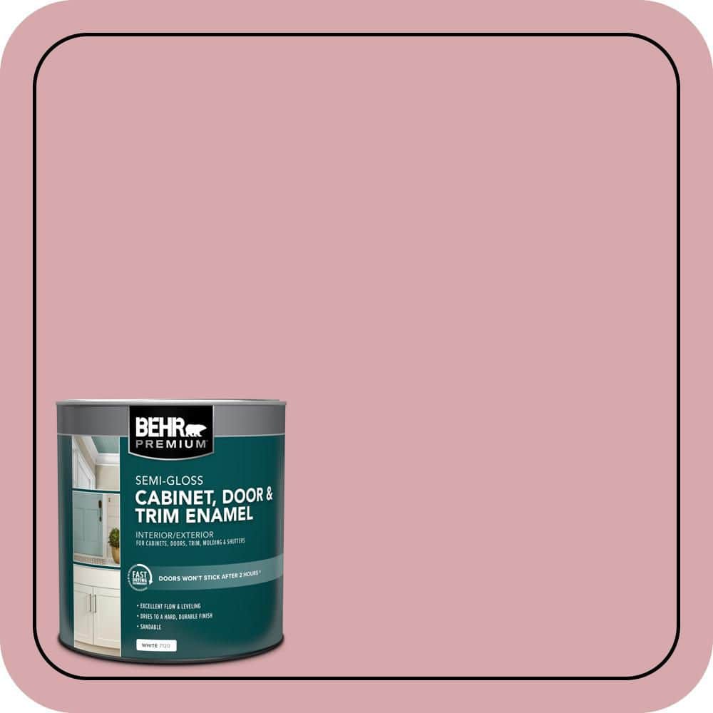 BEHR PREMIUM 1 qt. #S140-3 Berry Crush Semi-Gloss Enamel Interior/Exterior Cabinet, Door & Trim Paint