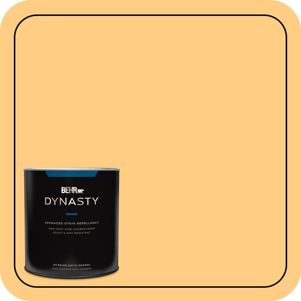 BEHR DYNASTY 1 qt. #P250-4 Equatorial Satin Enamel Interior Stain-Blocking Paint & Primer