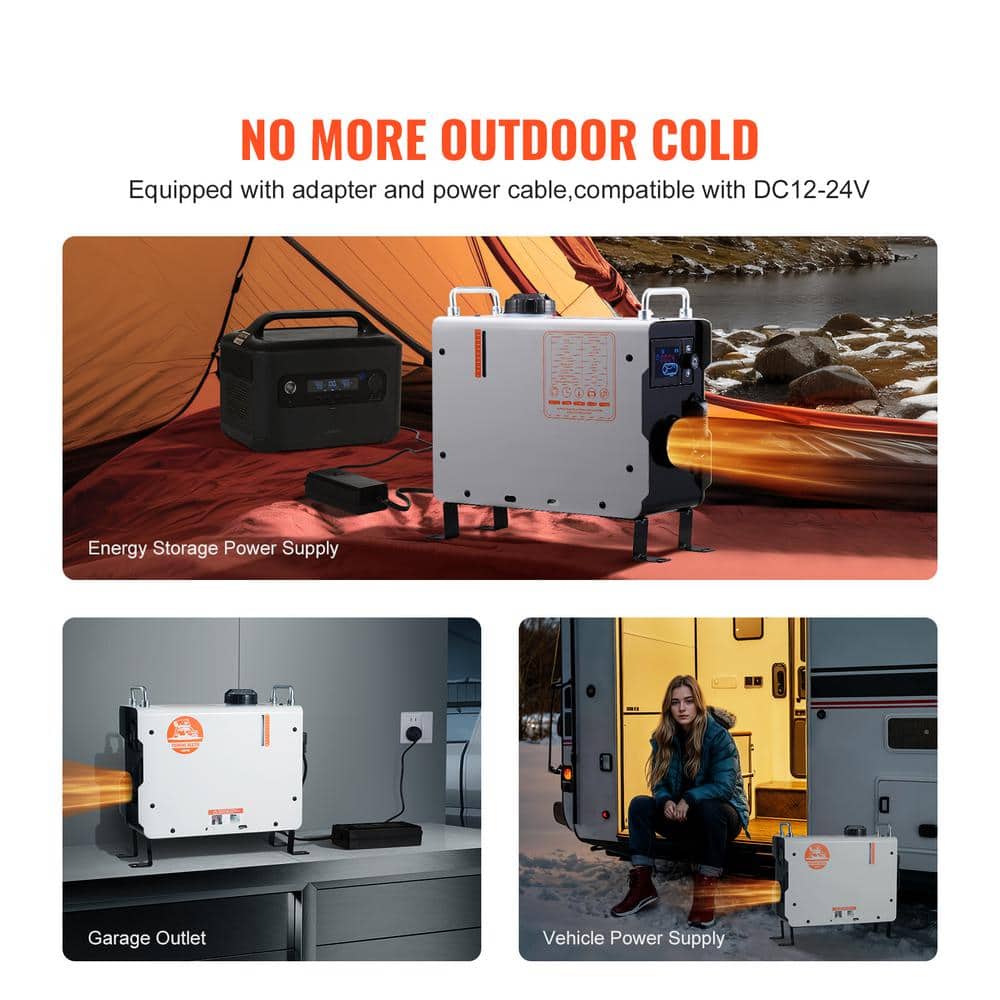 SVOPES 2KW Diesel Heater, 27296 BTU White Disel Utility Forced Air Diesel Portable Corded Space Heater With Bluetooth Remote (2)