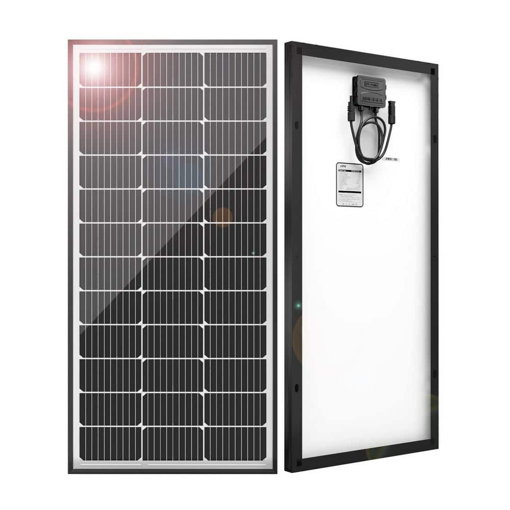 Vrbgify 100 Watt Monocrystalline Solar Panel with Half-Cut Cell Technology for Off-Grid Systems (1)