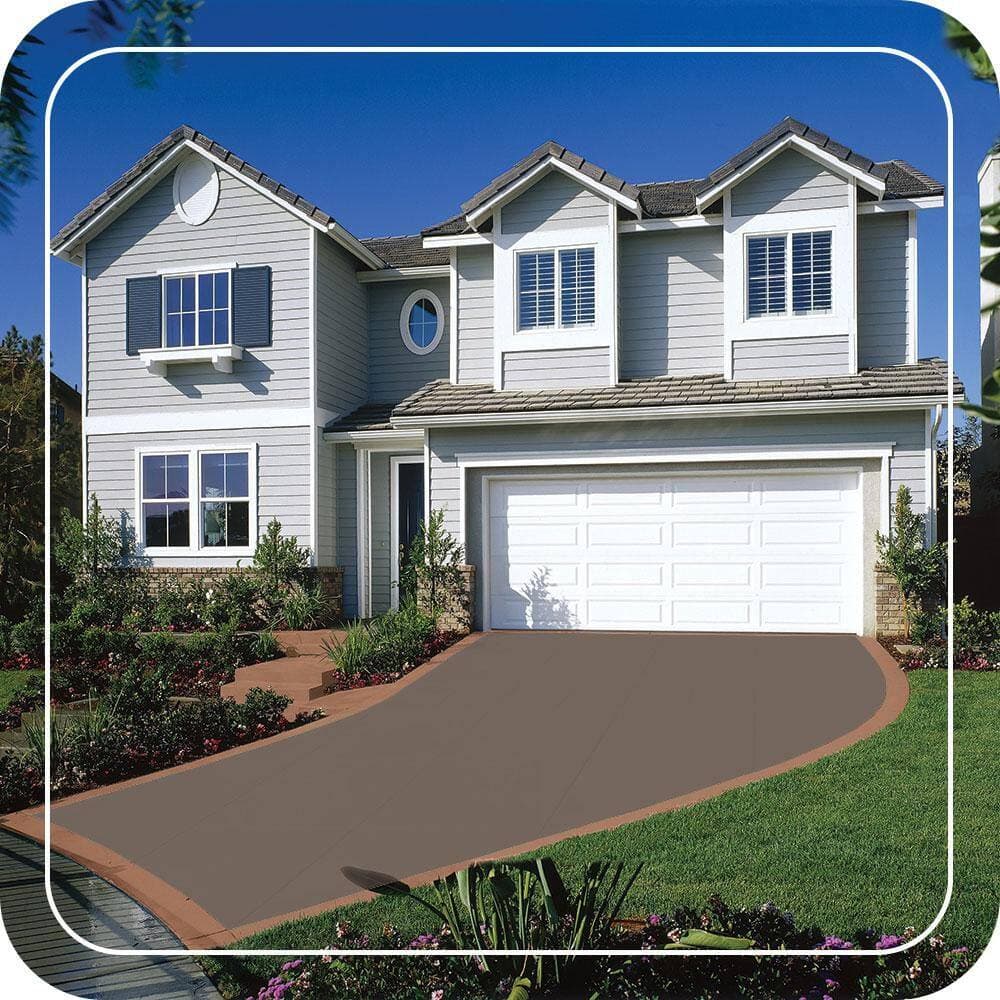 BEHR PREMIUM 1 gal. #MS-86 Dusty Brown Self-Priming 1-Part Epoxy Satin Interior/Exterior Concrete and Garage Floor Paint (3)