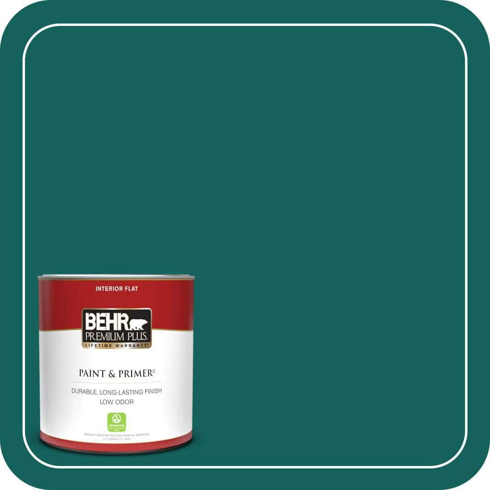 BEHR PREMIUM PLUS #S-H-490 Billiard Table Flat Low Odor & Primer (1)