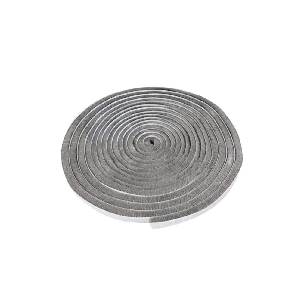 Angel Sar 33 ft. x 0.35 in. x 0.2 in. Th Gray Self-Adhesive Soundproofing Weather Stripping, Window Insulation for Winter (1)