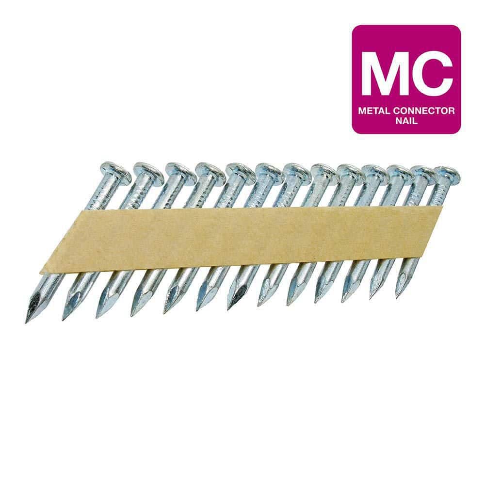 Grip-Rite 1-1/2 in. x .148 in. 33° Paper Collated Electrogalvanized Hardened Smooth Shank Joist Hanger Nails 1000 per Box