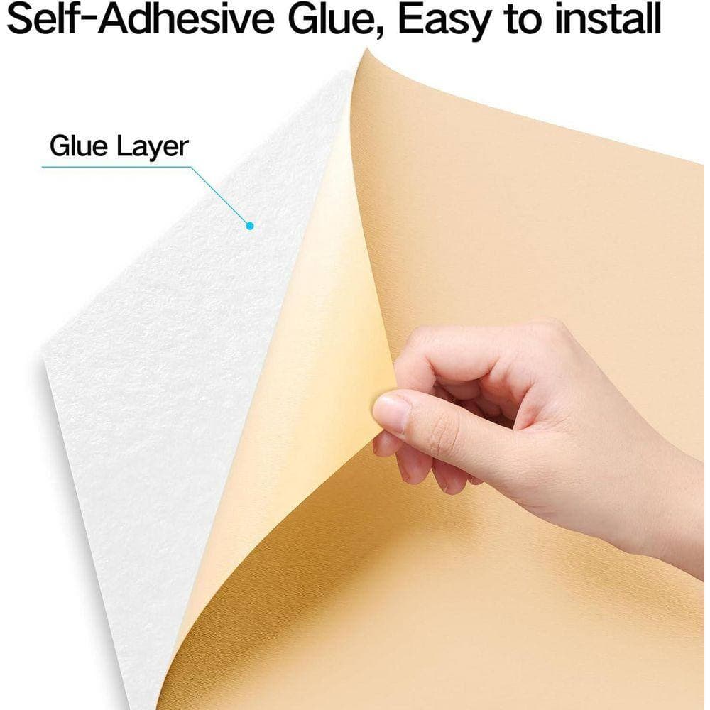 KIWDZFU 12-Pack Self-Adhesive Acoustic Panels 0.4" x 10" x 12" High-Density, Flame-Resistant Soundproof Foam (2)