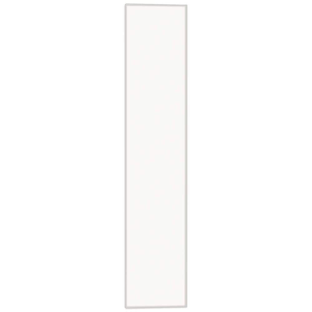 Hampton Bay Hampton/Shaker 6 in. W x 30 in. H x 0.75 in. D Kitchen Cabinet Wall Filler in Satin White