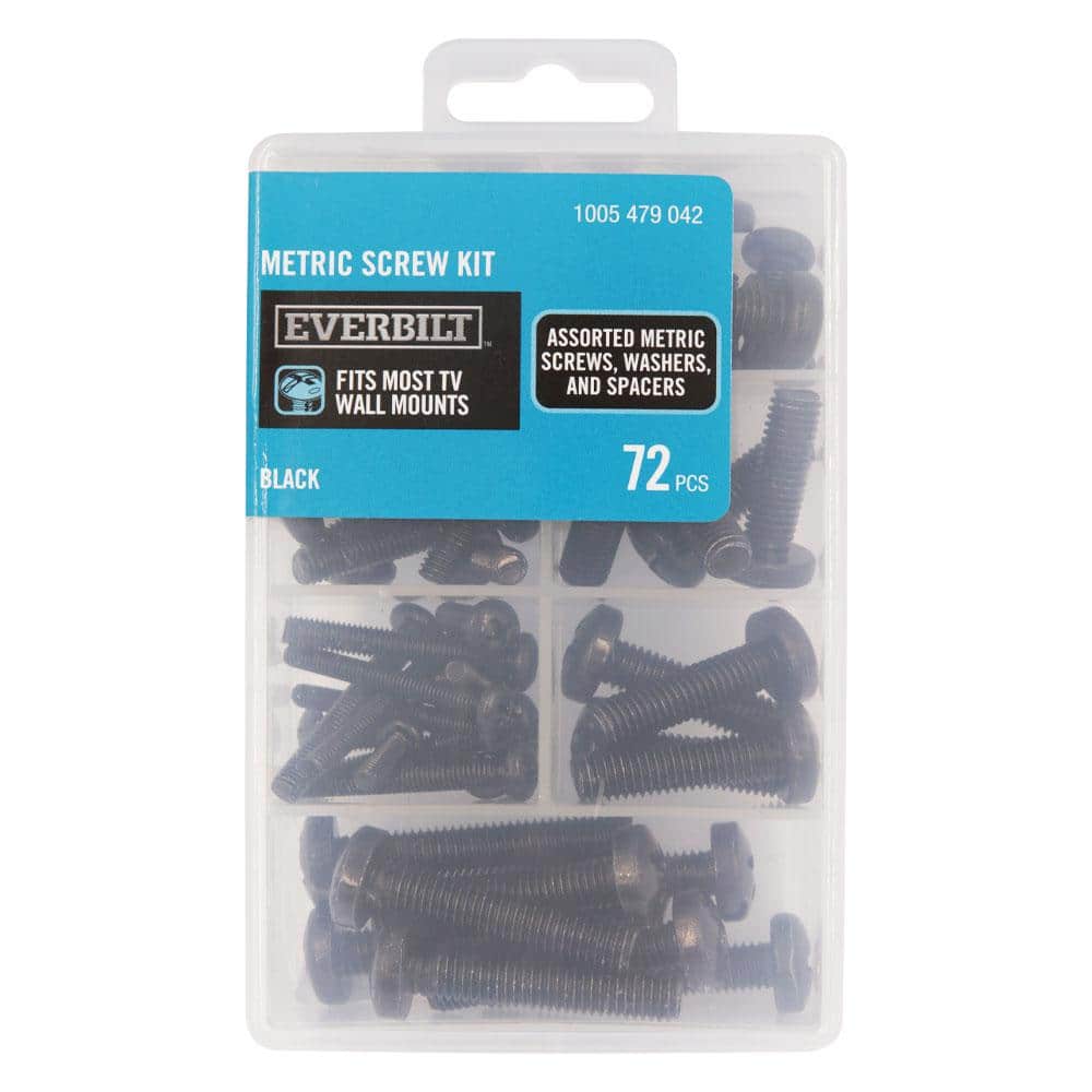 Everbilt Metric TV Screw Kit (72-Piece) (2)