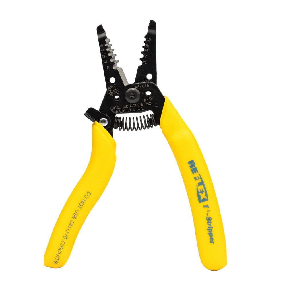 IDEAL Reflex Super T-Stripper Wire Strippers 8-16 AWG (1)