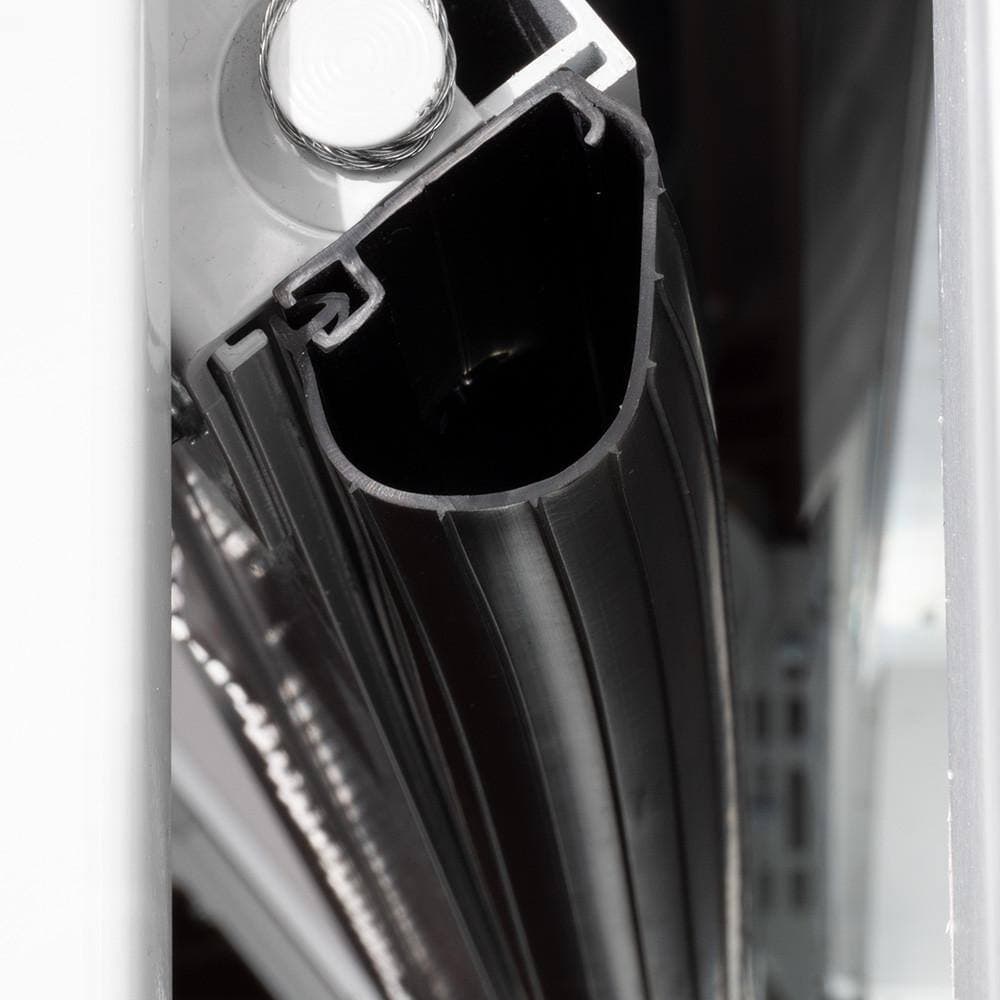 Action Industries 2-in-1 Vinyl Garage Door Bottom Seal and Retainer Kit, Fits 2" Thick Doors, 20 Foot Kit (2)