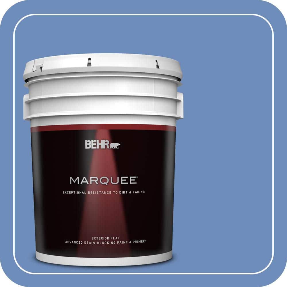 BEHR MARQUEE 5 gal. #MQ5-46 Debutante Ball Flat Exterior Paint & Primer (1)