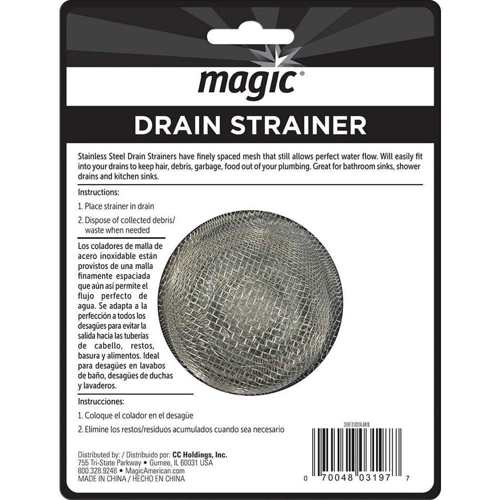 Magic Drain Strainer in Stainless Steel (2)