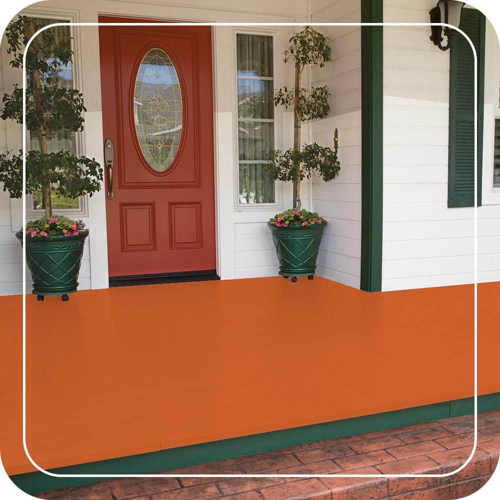 BEHR PREMIUM #S-G-240 Low-Lustre Enamel Interior/Exterior Porch and Patio Floor Paint (2)