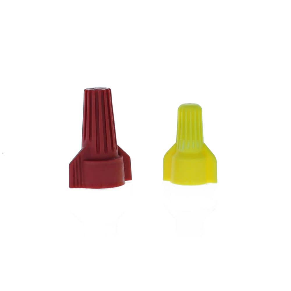 IDEAL WingTwist Assorted Twist-On Wire Connectors, Red and Yellow (300-Pack)