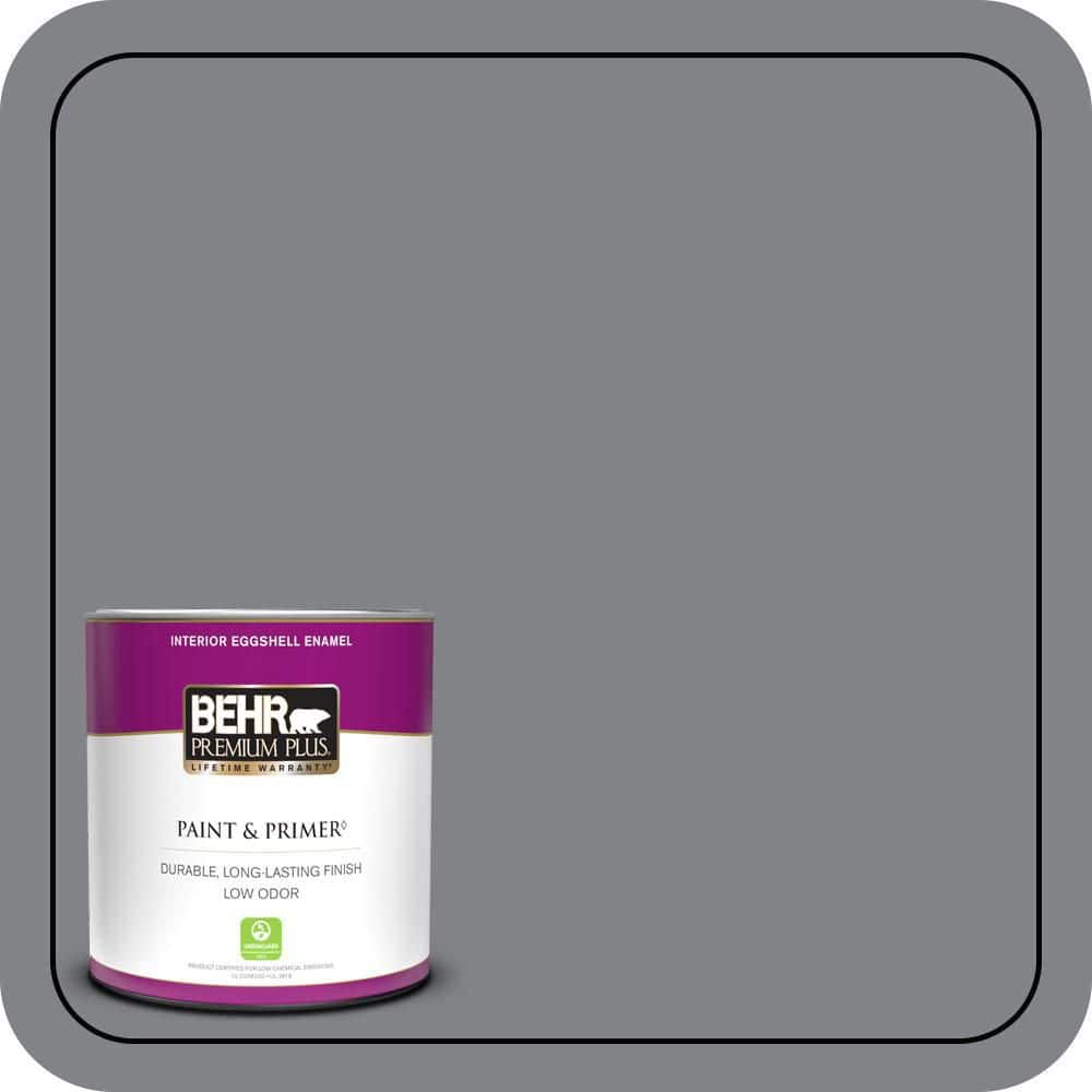 BEHR PREMIUM PLUS #N530-5 Mission Control One-Coat Hide Enamel Interior Stain-Blocking Paint and Primer (1)