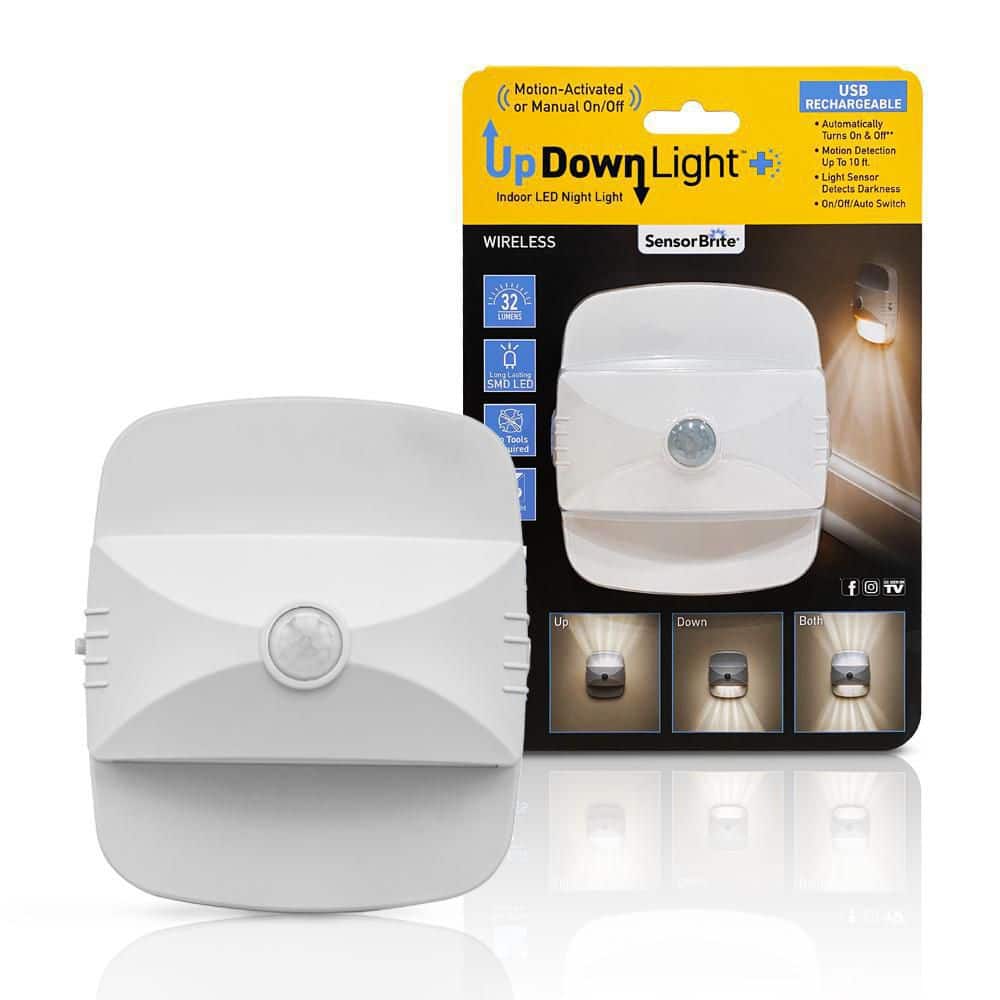 Sensor Brite LED Indoor Up Down Rechargeable Night Light (4)