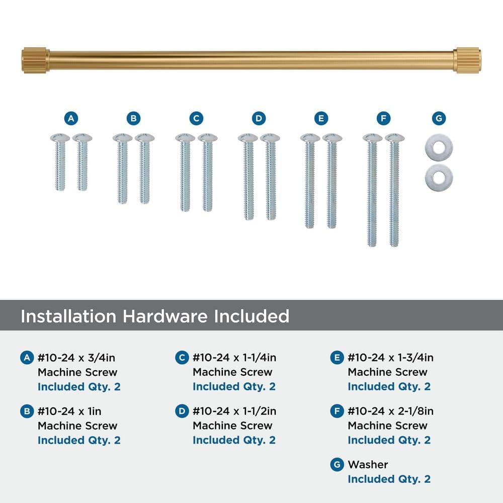 Amerock Farewind 18 in. (457mm) Center-to-Center Champagne Bronze Classic Appliance Pull (3)