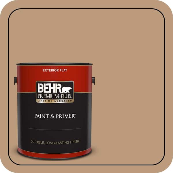 BEHR PREMIUM PLUS 1 gal. #MQ2-03 Key to the City Flat Exterior Paint & Primer (2)
