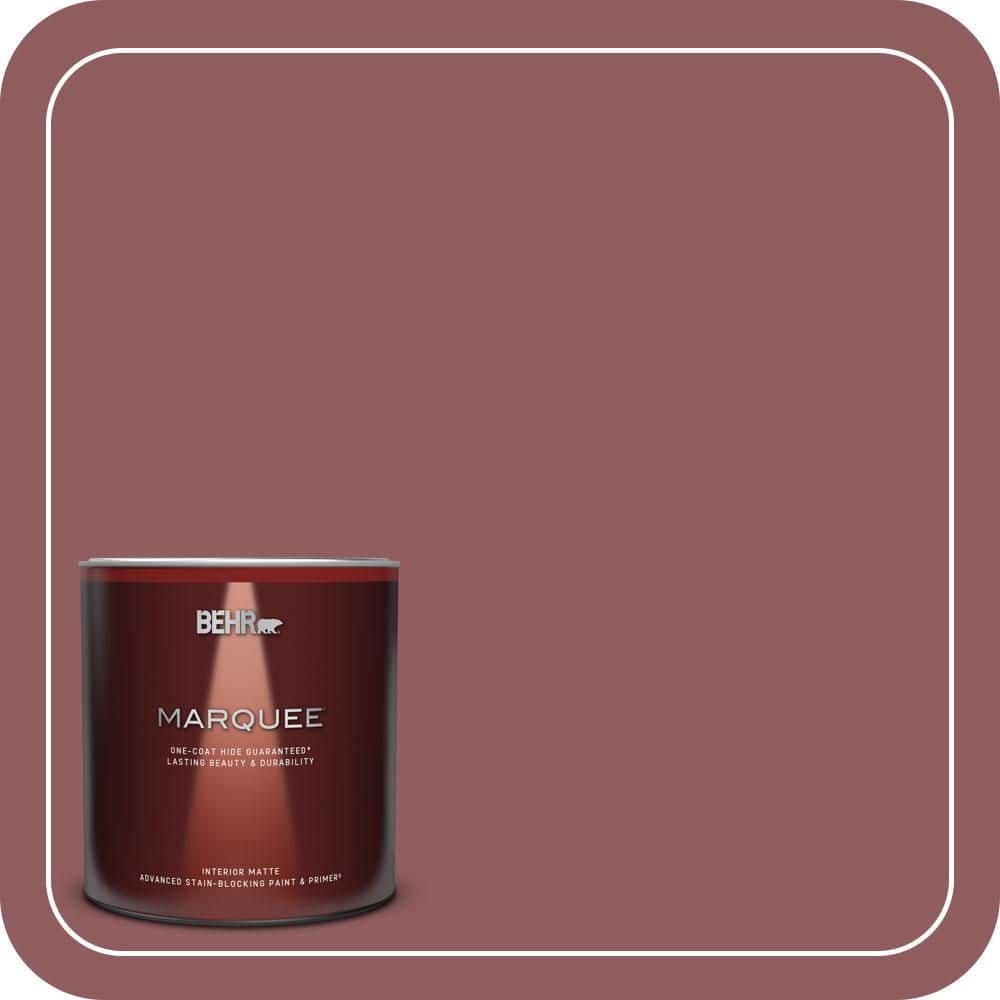 BEHR MARQUEE 1 qt. #S130-6 Spiced Potpourri Matte Interior Paint & Primer