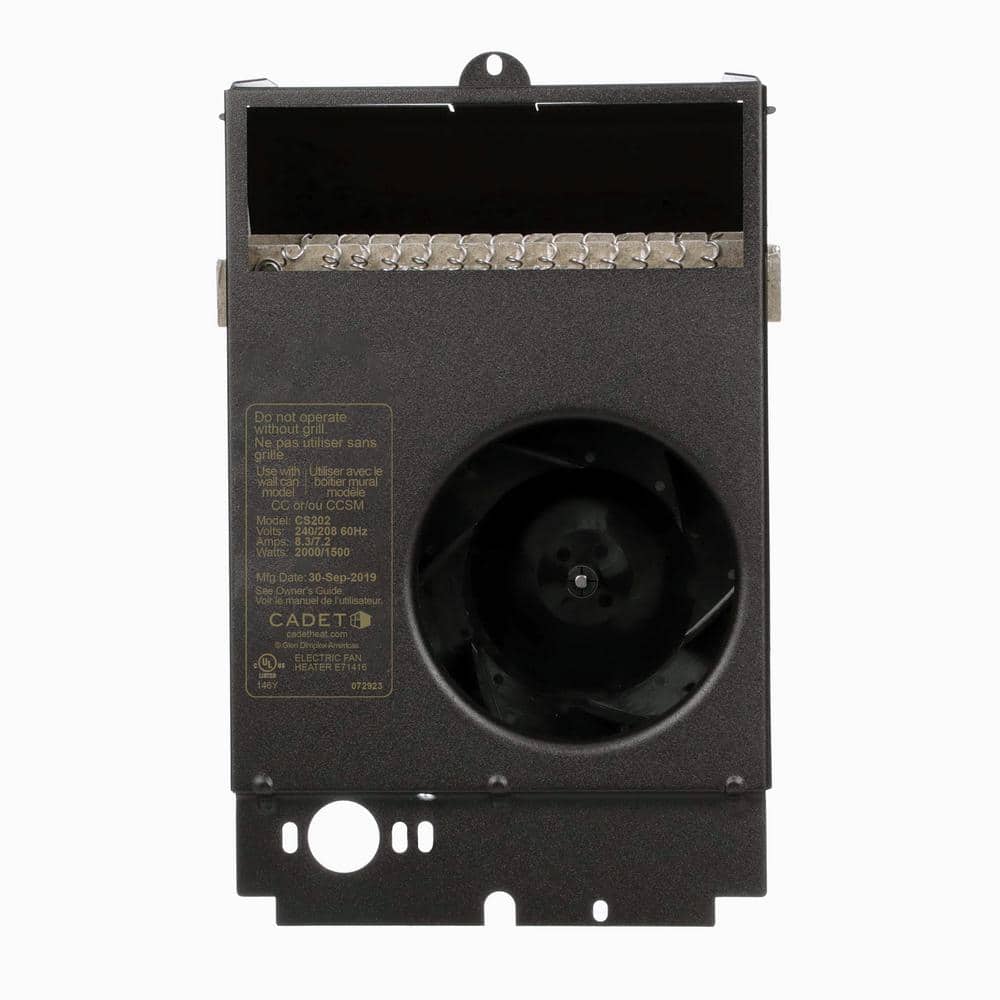 Cadet 240-volt 2,000-watt Com-Pak In-wall Fan-forced Replacement Electric Heater Assembly