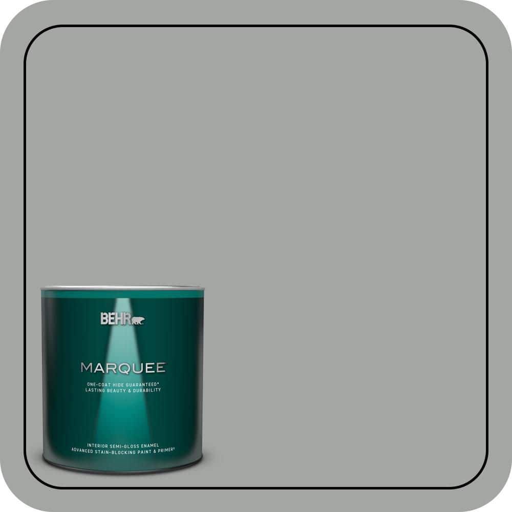 BEHR MARQUEE 1 qt. #PPU25-16 Chain Reaction Semi-Gloss Enamel Interior Paint & Primer