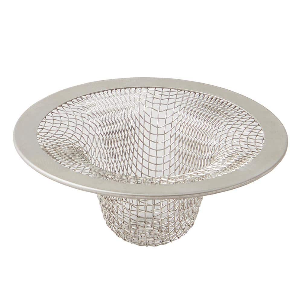 Everbilt 2-1/4 in. Mesh Bath Sink Strainer in Stainless Steel