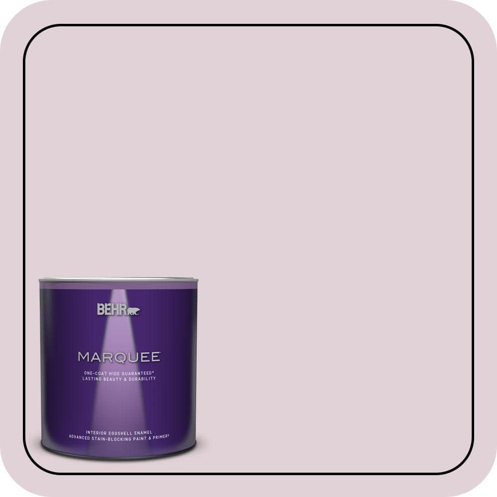 BEHR MARQUEE 1 qt. #T15-7 Secret Blush Eggshell Enamel Interior Paint & Primer