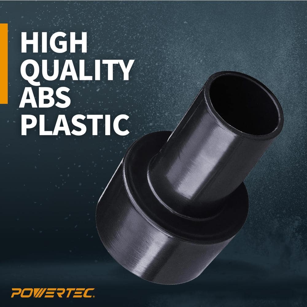 ‎POWERTEC 2-1/2 in. to 1-1/2 in. Hose Reducer for Dust Collection Systems (3)