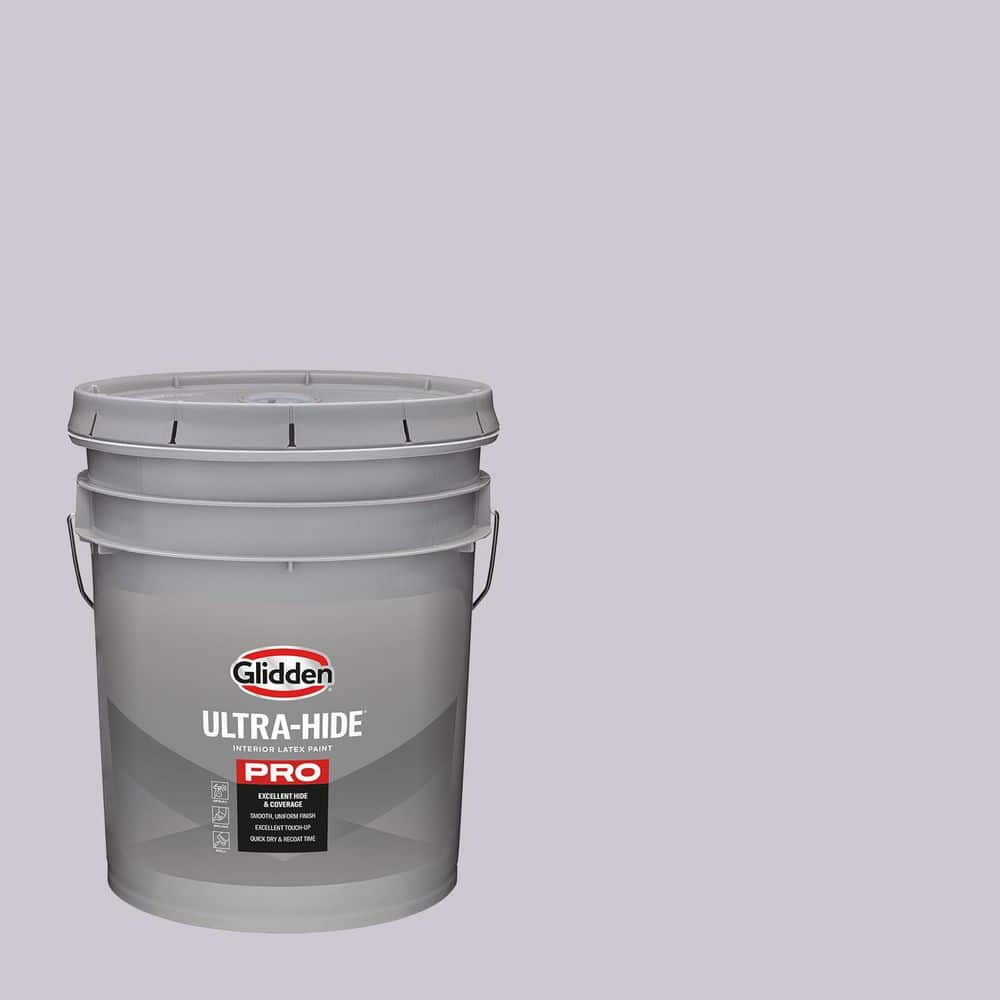 Glidden Ultra-Hide 5 gal. PPG1174-3 Silver Chalice Ultra Flat Interior Paint