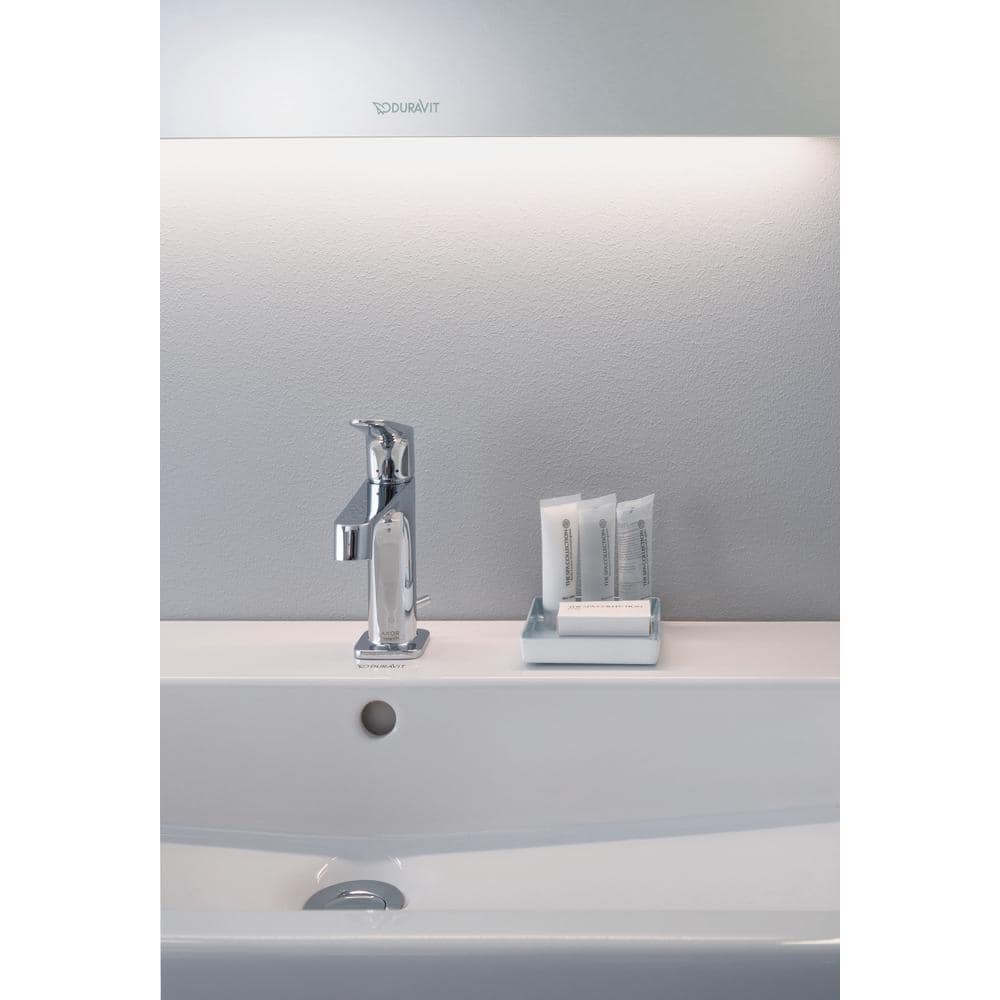 Duravit Vero 6.5 in. Wall-Mounted Rectangular Bathroom Sink in White (3)