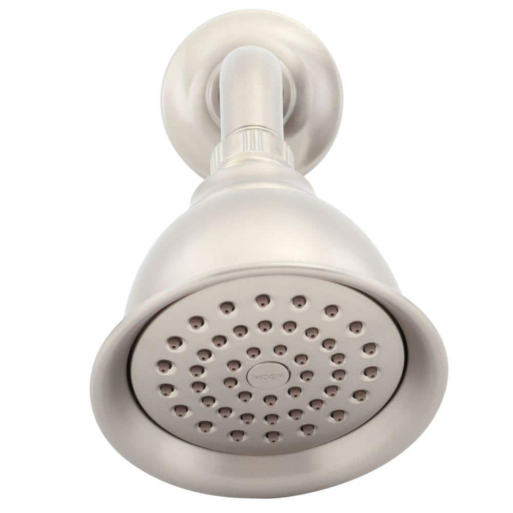 MOEN Banbury 1-Spray Single Handle Shower Faucet 1.75 GPM in Spot Resist Brushed Nickel (Valve Included) (3)