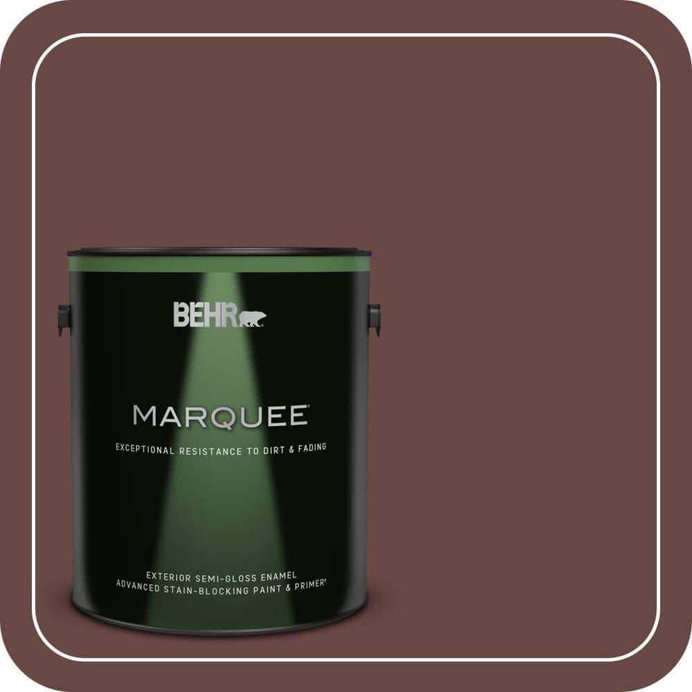 BEHR MARQUEE 1 gal. #700B-7 Wild Manzanita Semi-Gloss Enamel Exterior Paint & Primer