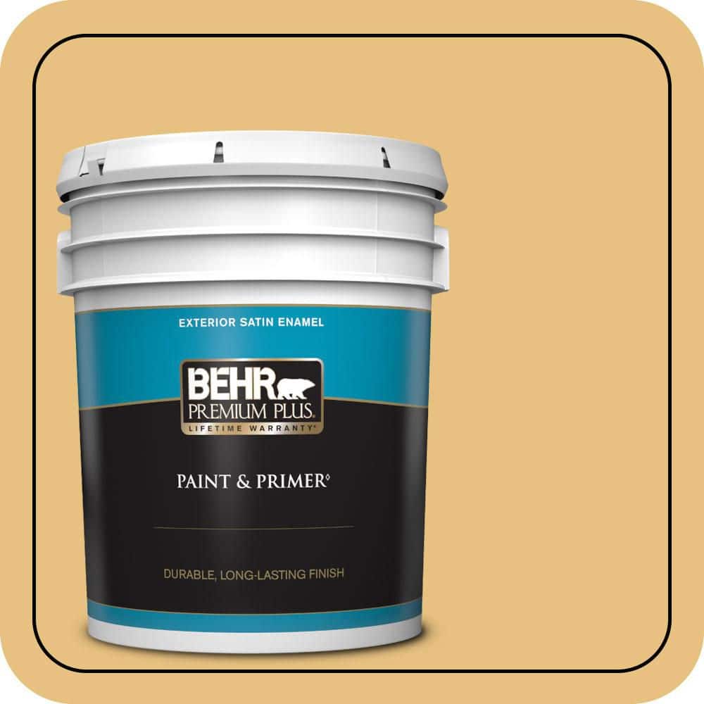 BEHR PREMIUM PLUS 5 gal. #PPU6-14 Charismatic Satin Enamel Exterior Paint & Primer