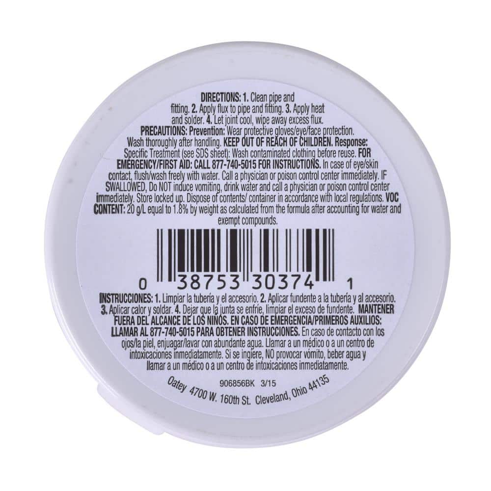 Oatey 1.7 oz. Lead-Free Solder Tinning Flux Paste (3)