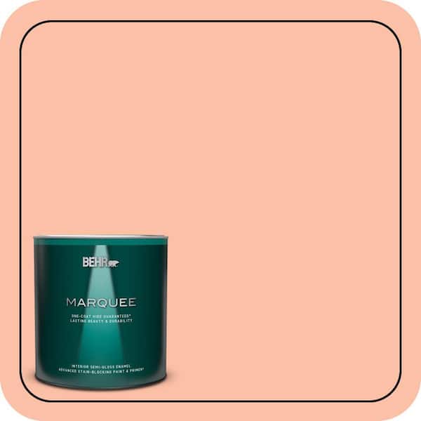 BEHR PREMIUM PLUS #220A-3 Sweet Apricot Enamel Low Odor & Primer (3)