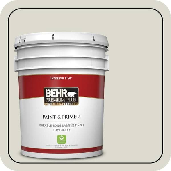 BEHR PREMIUM PLUS #790C-2 Silver Drop Enamel Low Odor & Primer (2)