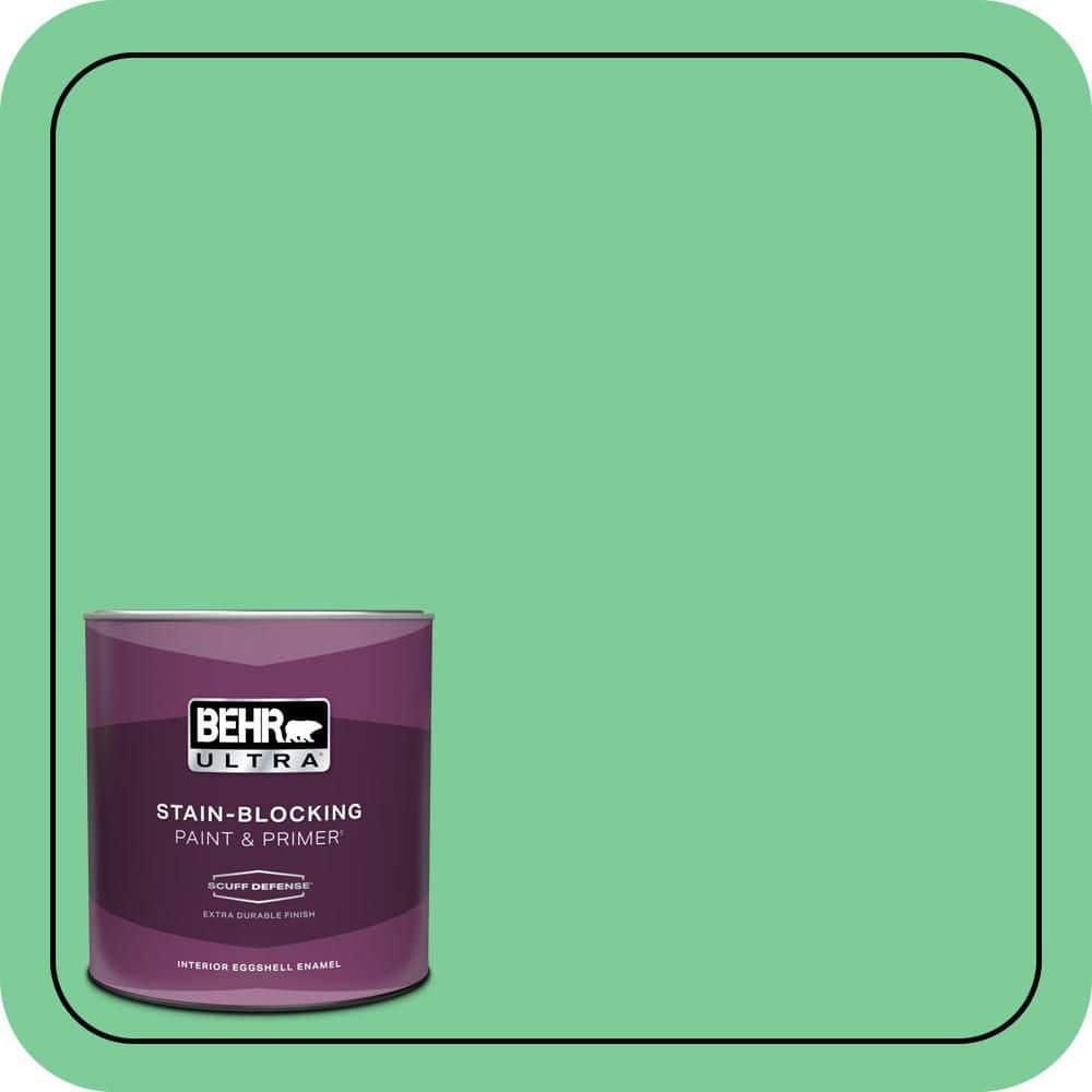 BEHR ULTRA 1 qt. #460B-4 Garden Glow Extra Durable Eggshell Enamel Interior Paint & Primer
