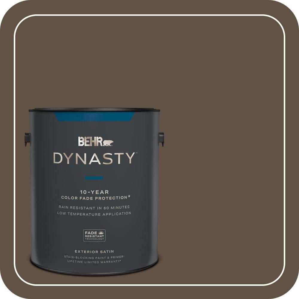 BEHR DYNASTY 1 gal. #S-H-720 Volcanic Island Satin Enamel Exterior Stain-Blocking Paint & Primer