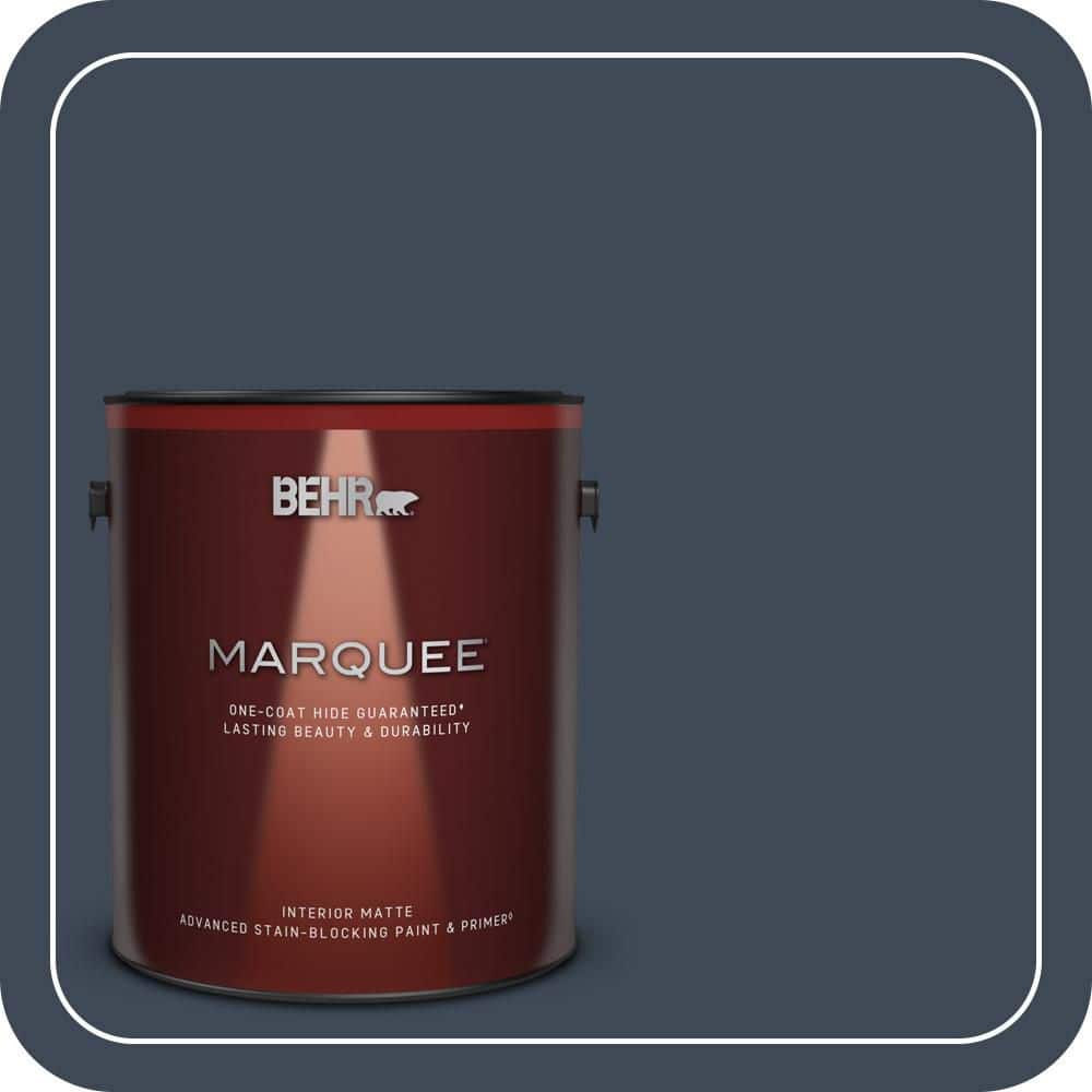 BEHR MARQUEE 1 gal. #PPU14-20 Starless Night Matte Interior Paint & Primer