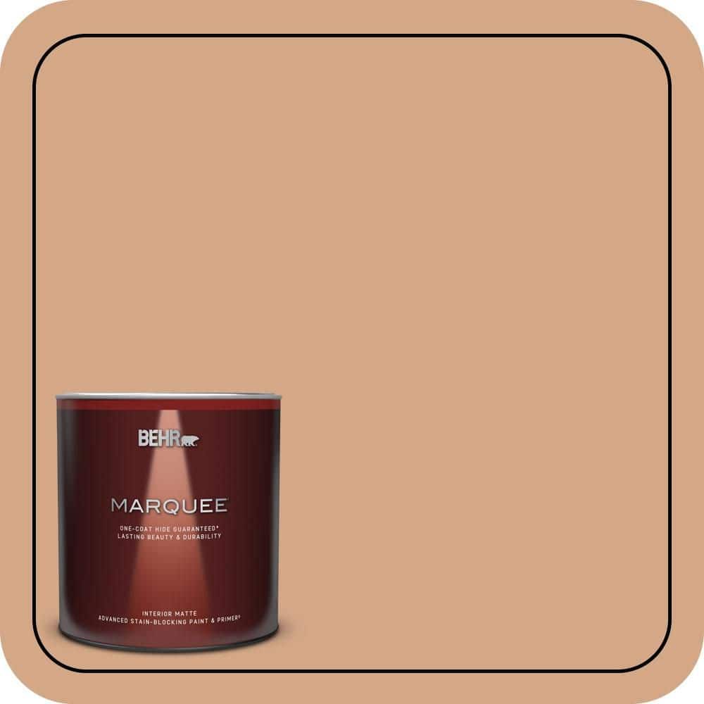 BEHR MARQUEE 1 Qt. #PPU3-11 Autumn Air One-Coat Hide Matte Interior Paint & Primer