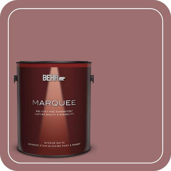 BEHR PREMIUM PLUS #150F-5 Mulled Wine Flat Low Odor & Primer (2)