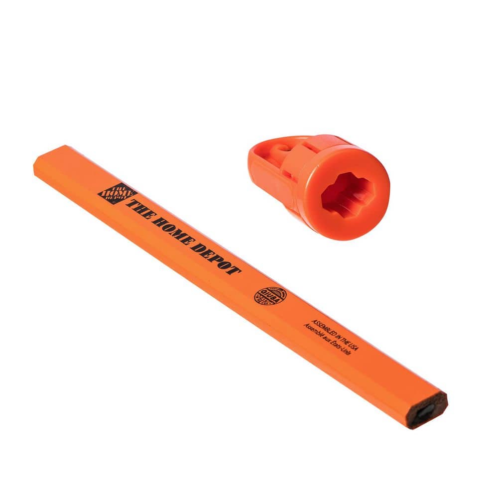 The Home Depot Carpenter Pencils with Original Sharpener (10-Pack) (3)