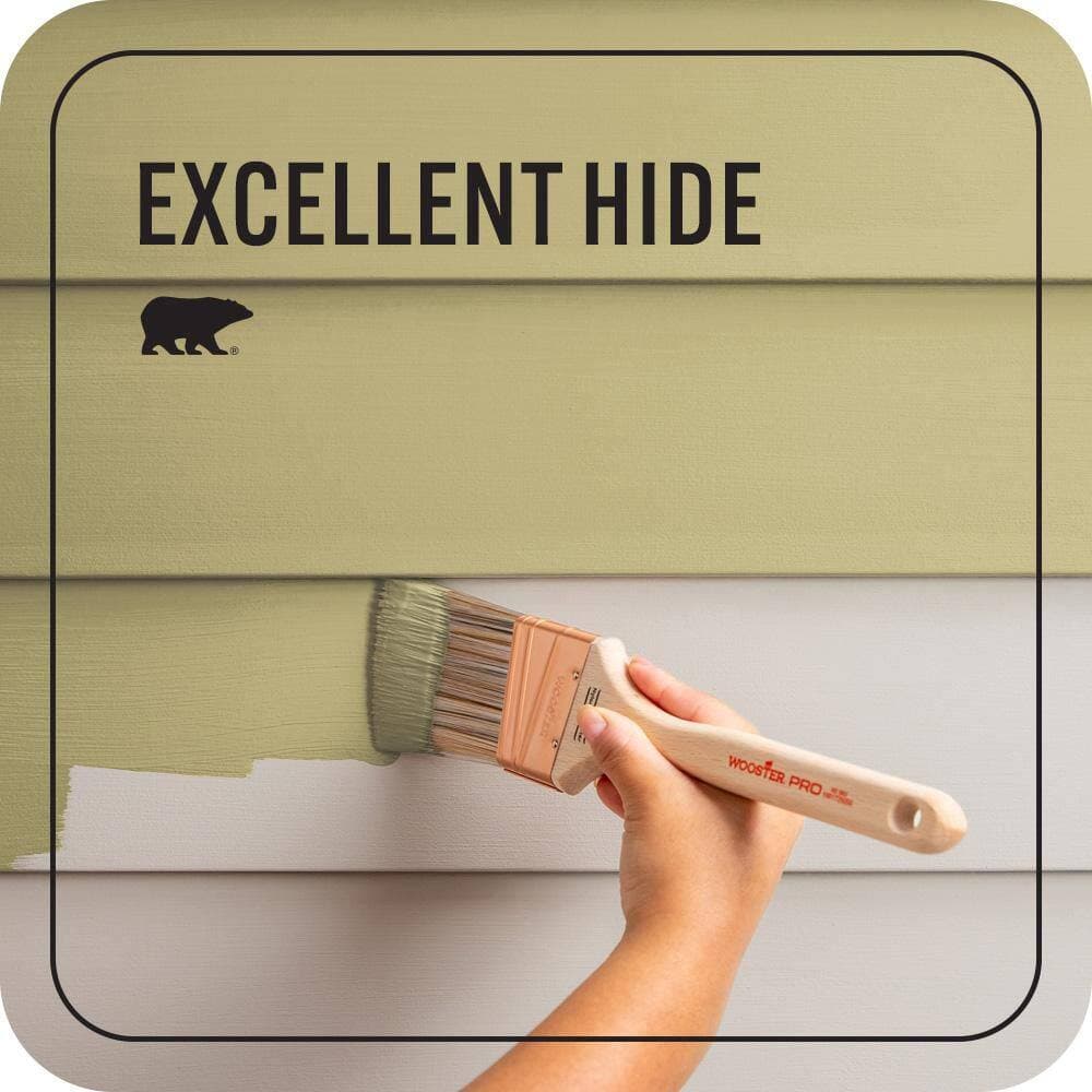 BEHR PREMIUM PLUS 5 gal. #MQ6-60 Everglade Flat Exterior Paint & Primer (4)