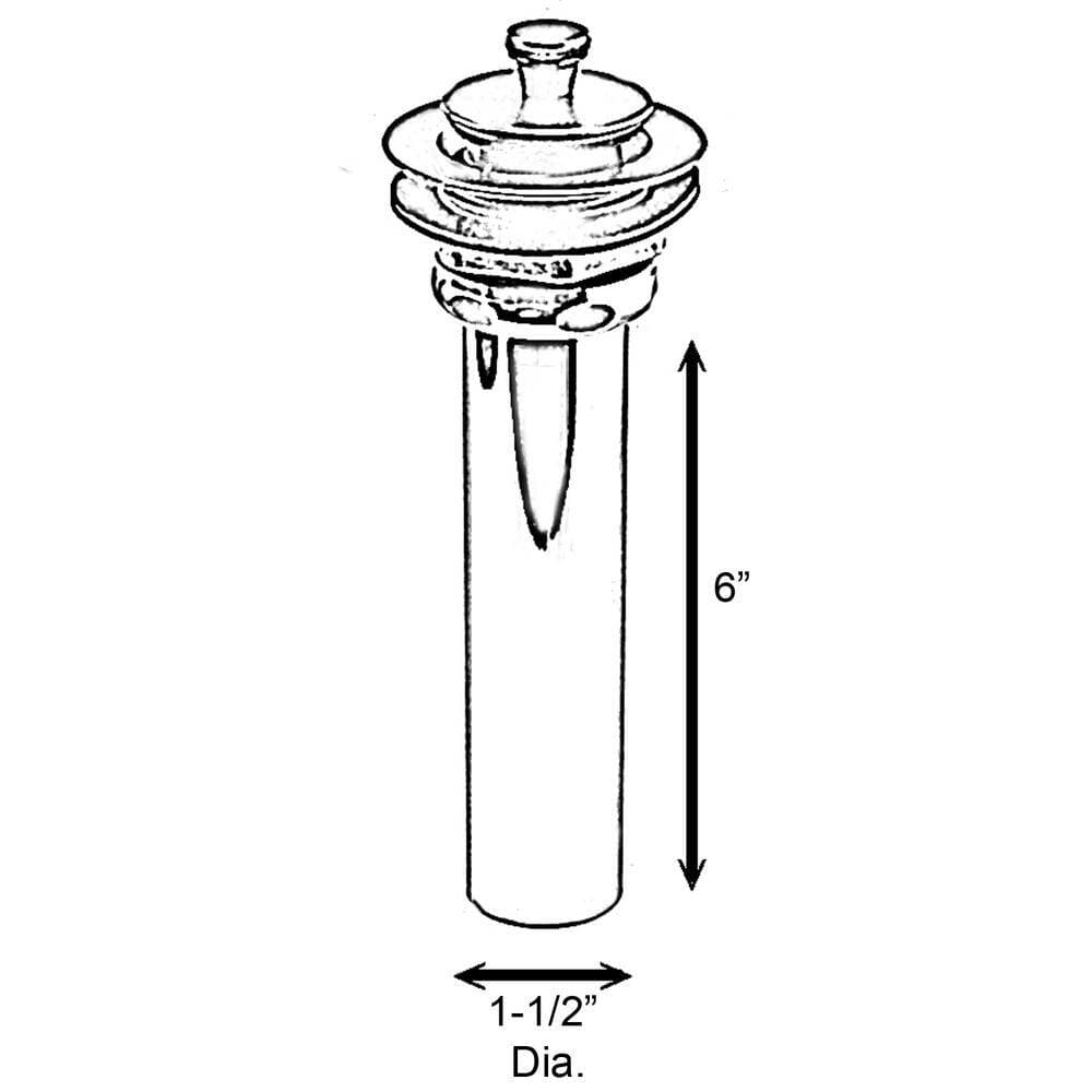 Barclay Products Lift & Turn Straight Tub Drain (4)