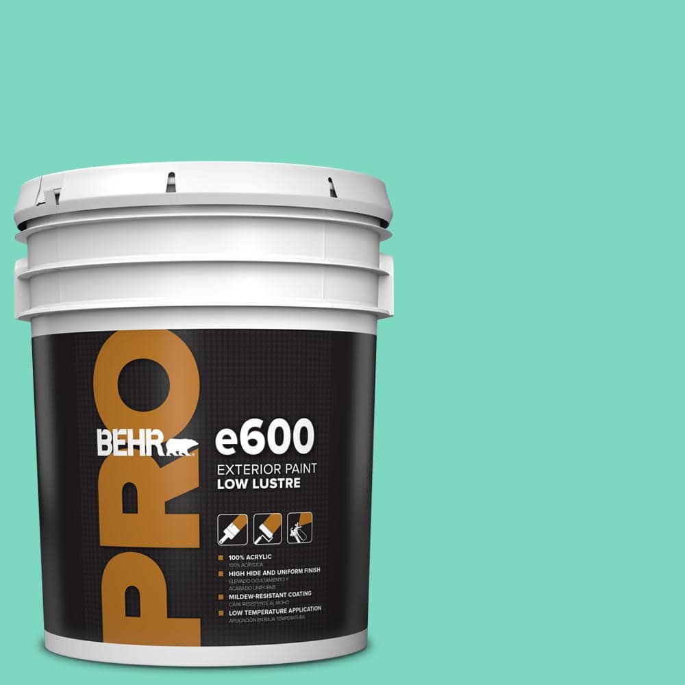 BEHR PRO 5 gal. #480A-3 Mint Majesty Low Luster Exterior Paint