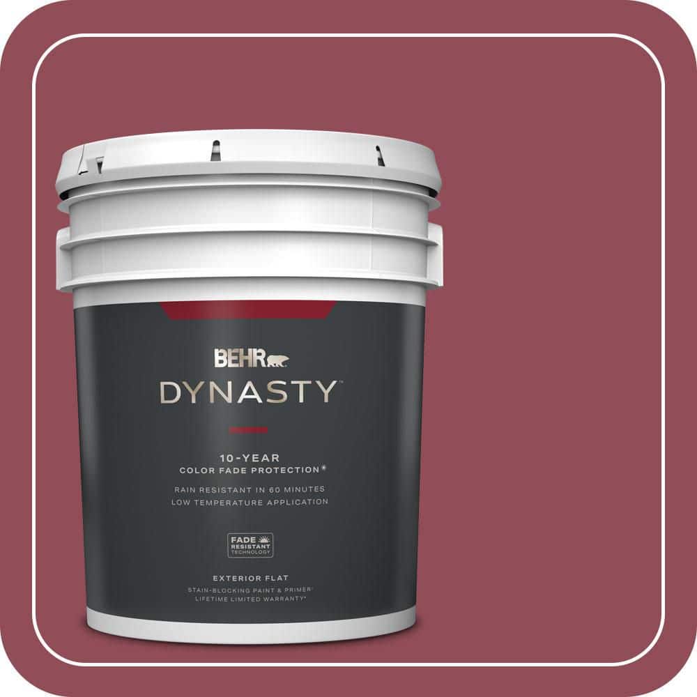 BEHR DYNASTY 5 gal. #MQ1-05 Rialto Flat Exterior Stain-Blocking Paint & Primer