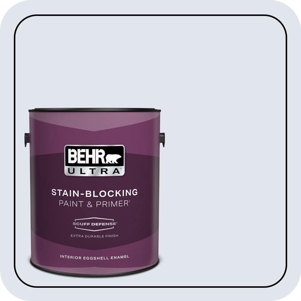 BEHR ULTRA 1 gal. #600E-1 Genteel Lavender Extra Durable Eggshell Enamel Interior Paint & Primer
