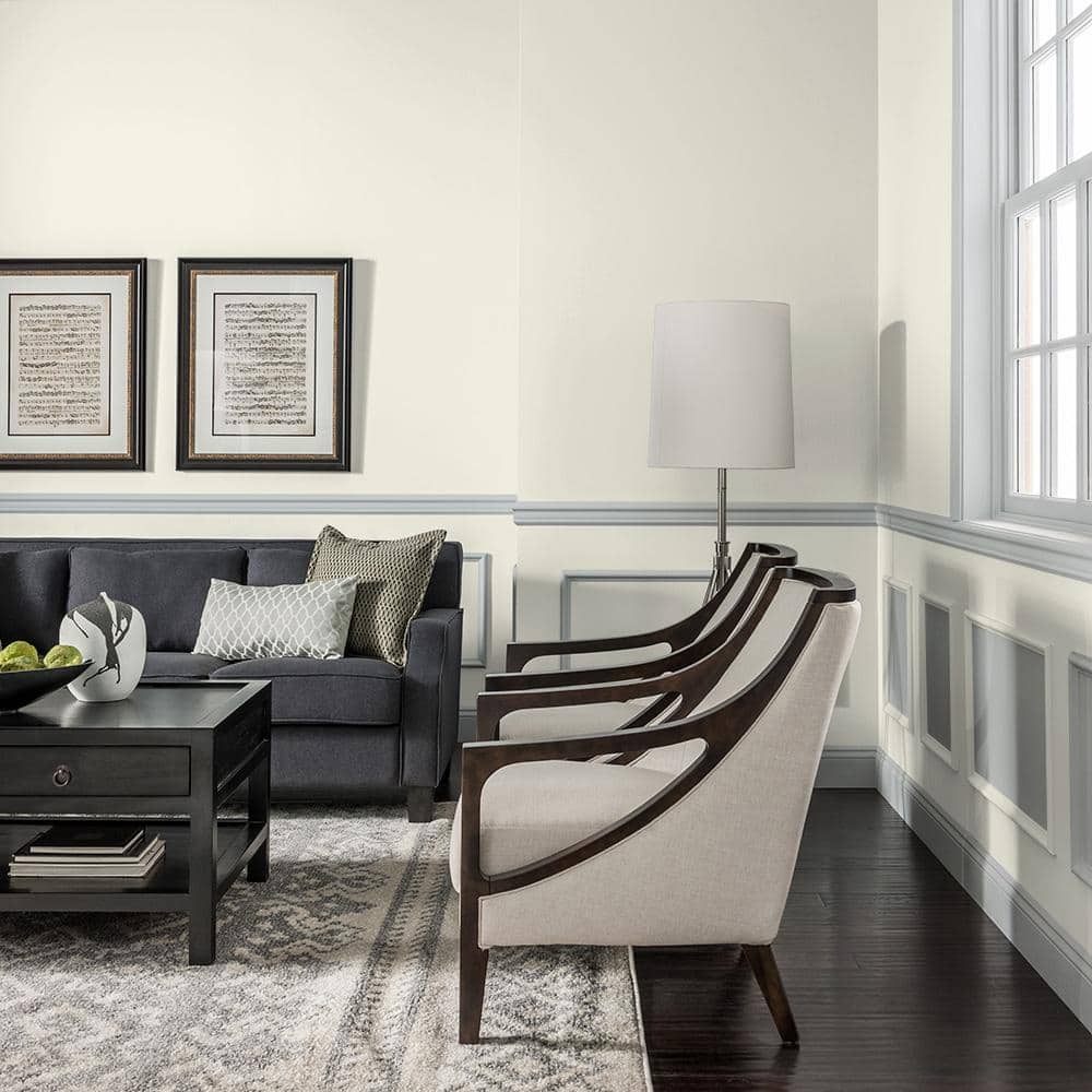 Glidden Essentials 5 gal. #HDGY56U Morning Daylight Eggshell Interior Paint (4)