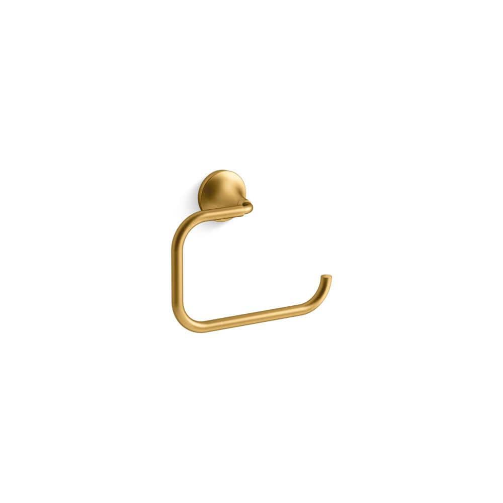 KOHLER Tone Towel Ring in Vibrant Brushed Moderne Brass (1)