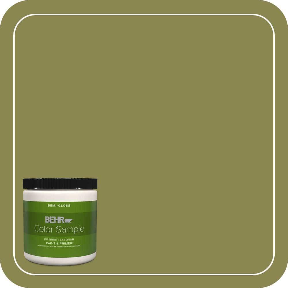BEHR PREMIUM PLUS #T15-18 Snap Pea Green Enamel Low Odor & Primer (1)